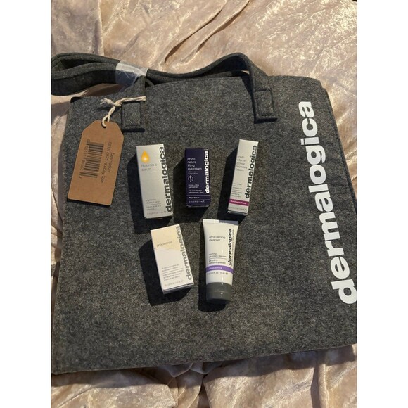 Dermalogica set of 5 plus tote - Picture 1 of 3